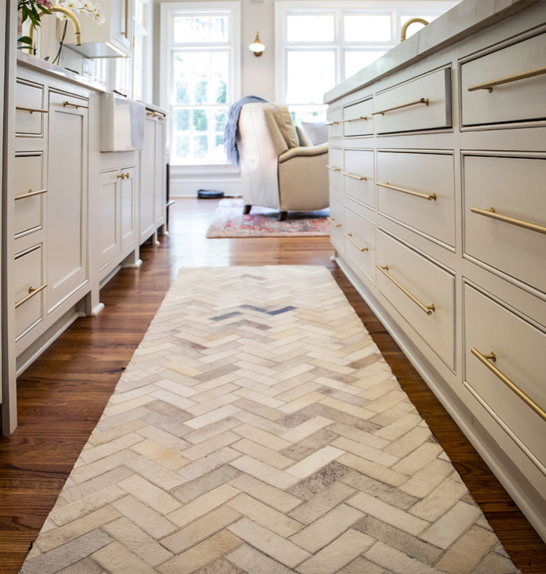 custom-cabinet-feature Renovated kitchen floor in St. Clair, Mi